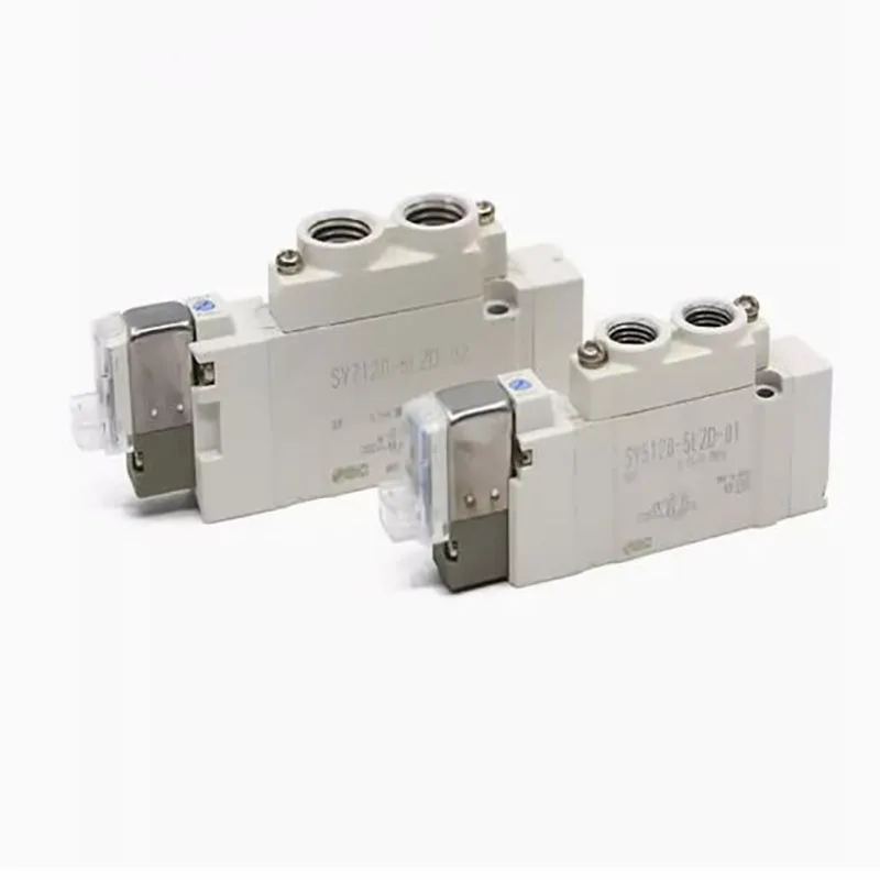 SMC SY series 5-way solenoid valve SY5120-6LZD-C8  ectromagnetic control valve DC12V