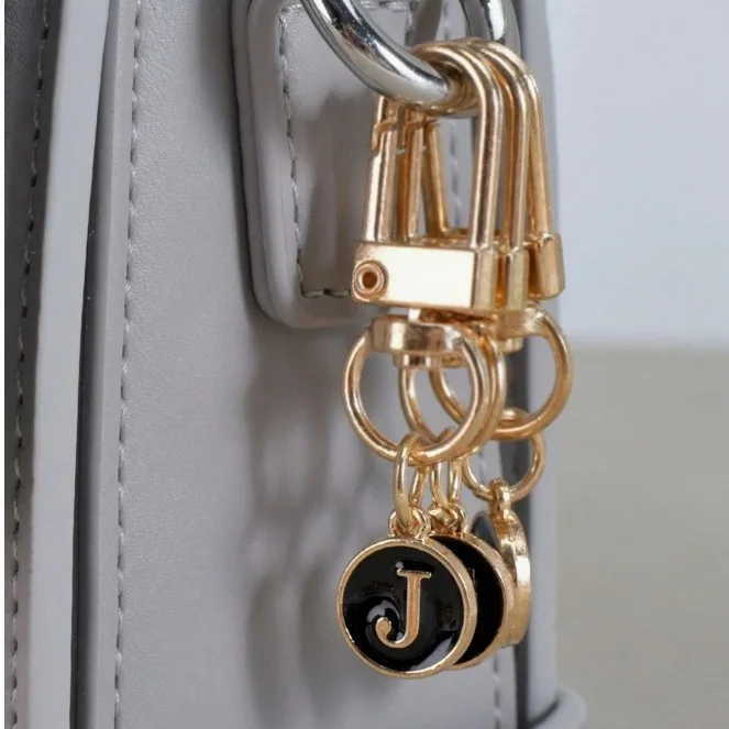 1PC Fashion DIY A-Z Letter A To Z Keychain Charms 26  Alphabet Initials Key Chain Ring Pendant Metal Holder Bag Accessories Gift