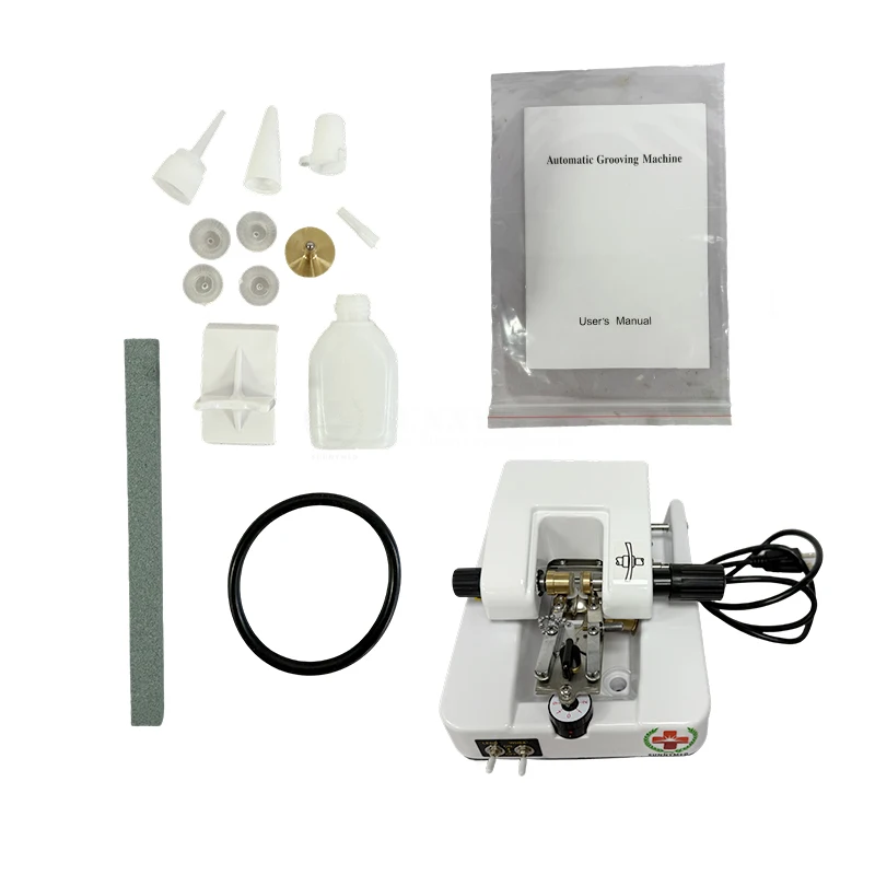 SY-V153 Professional Optical Lens Grooving Machine, Manual Groover for Eyeglass Lenses & Rimless Frame Processing