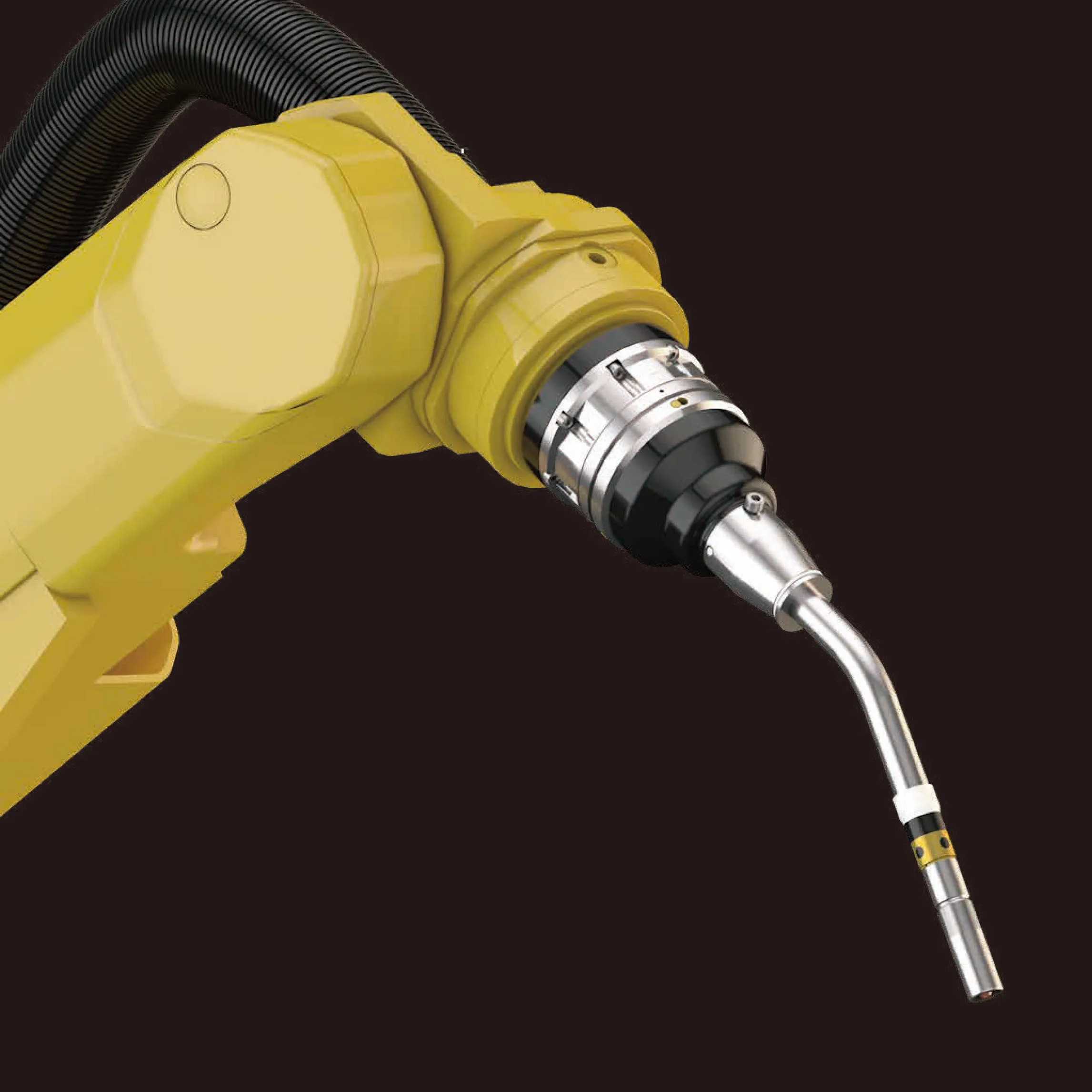 High Quality Air Cooling MIG Robotic Through Arm Weld Gun Extrusion Welding Torch