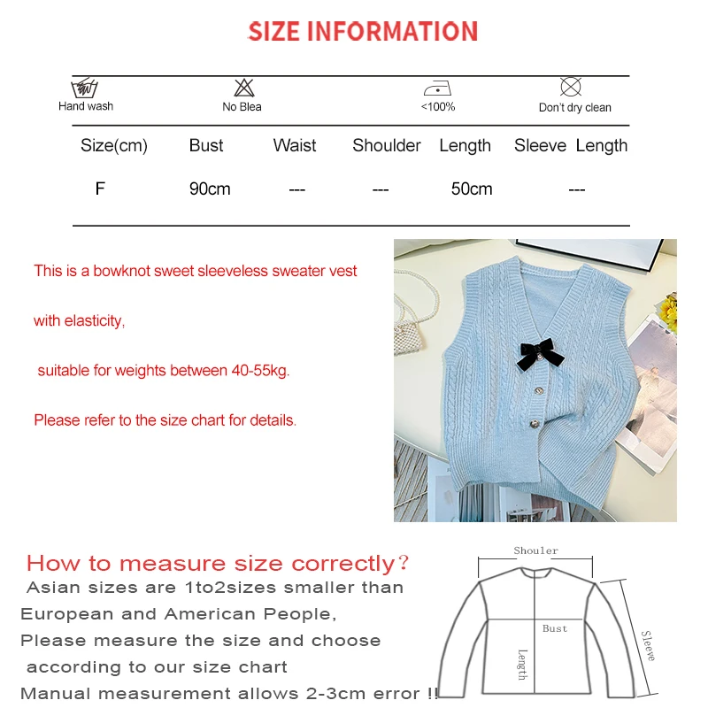 HELIAR Women Ribbed V-neck Buttons Up Cardigan Casual Knitted Vest Bowknot Sweet Sleeveless Sweater Vest Office Top Fall Winter