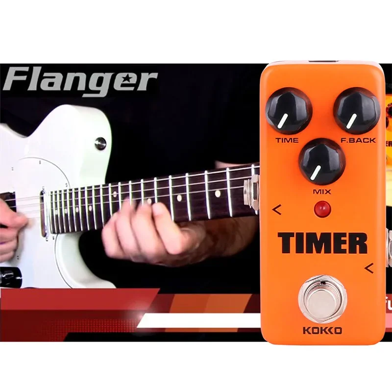 KOKKO FDD2 Ritardo timer Pedale per chitarra elettrica Effetti Guitarra per accessori per parti di strumenti musicali