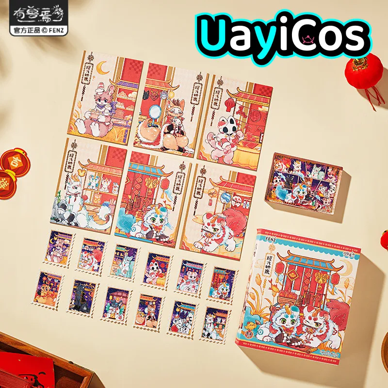 

В наличии оригинальные сказочные звери 2026 новогодний набор открытка акриловая наклейка на кирпич орнамент аниме игра игрушка детский подарок на Хэллоуин