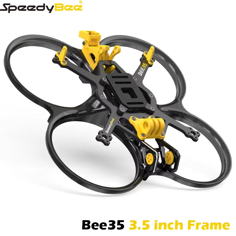

Комплект рамок SpeedyBee Bee35 SpeedyBee Bee35 3,5-дюймовая рама 153 мм колесная база для FPV Freestyle 3,5-дюймовый канальный дрон Cinewhoop