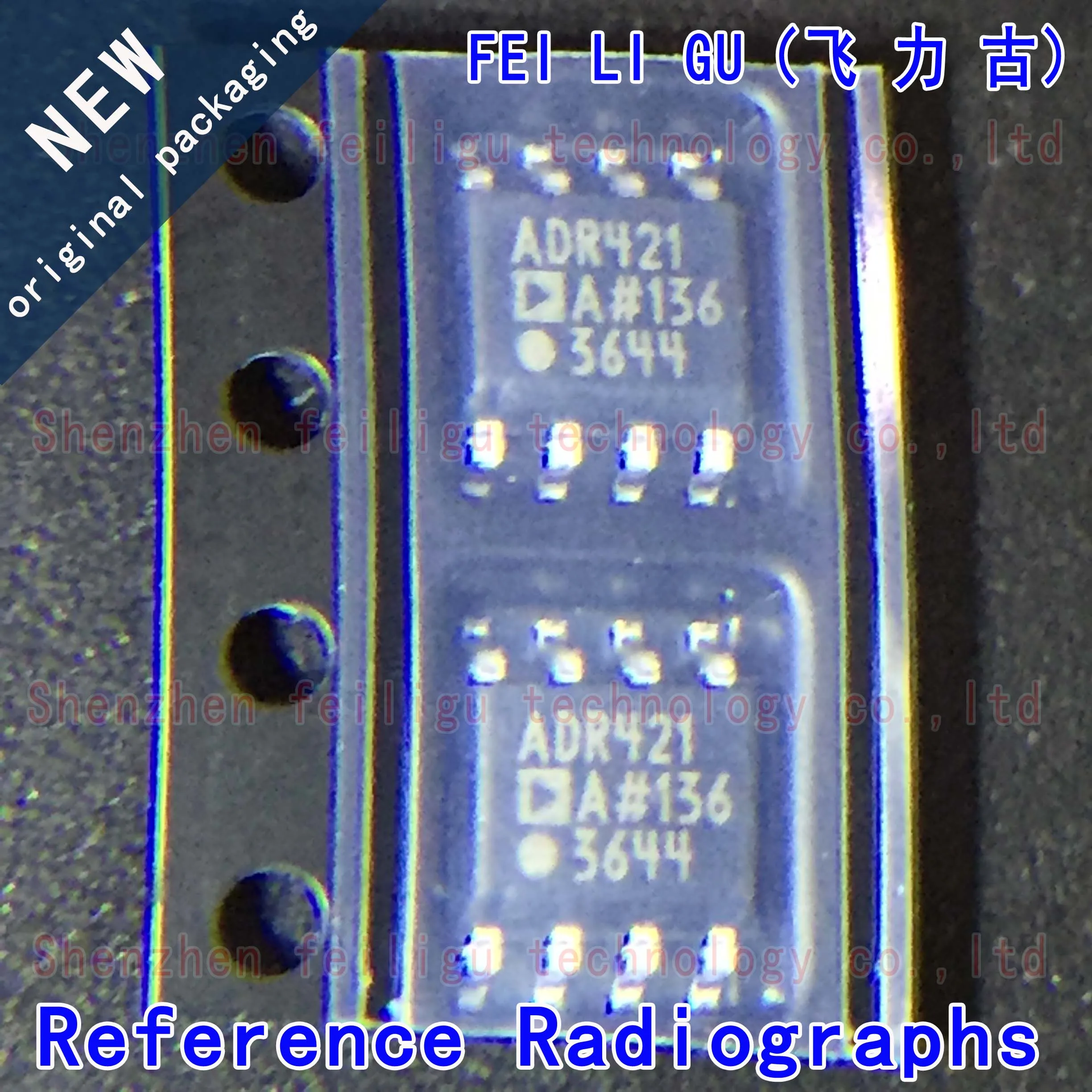 1~30PCS 100% New original ADR421ARZ-REEL7 ADR421ARZ ADR421AR ADR421A ADR421 Package:SOP8 voltage reference chip