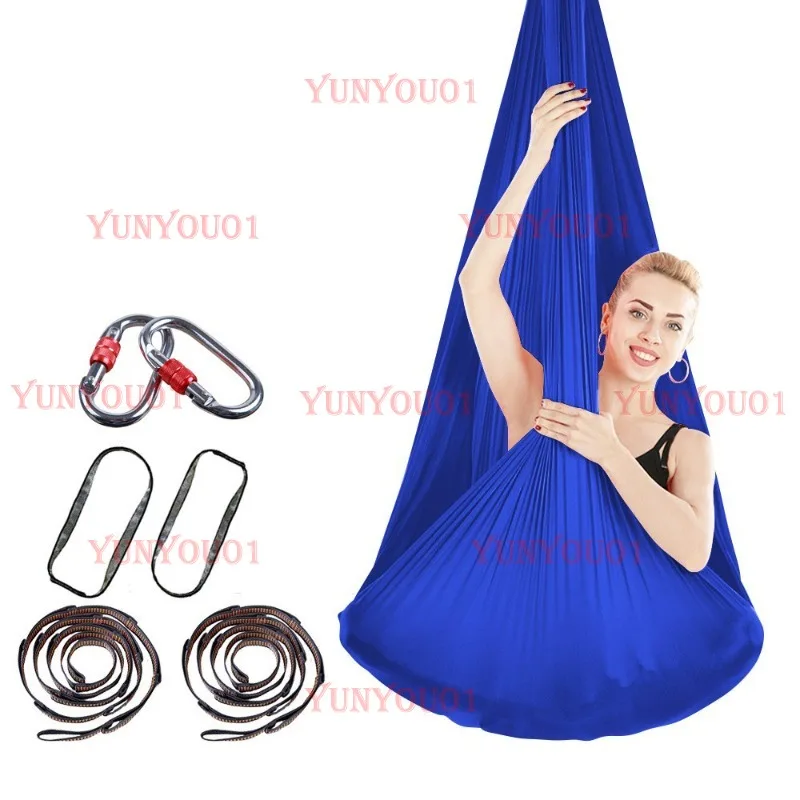 Elastic Air Hammock Indoor Anti-Gravity Polyester Hammock Adult Yoga Aid