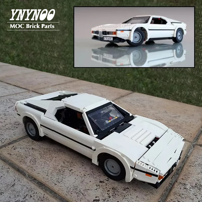 

NEW Creative Expert The Classic M1 Legendary Car Golden Era Motorsportcar Gm-bH MOC 10295 Building Blocks DIY Bricks Toys Gifts