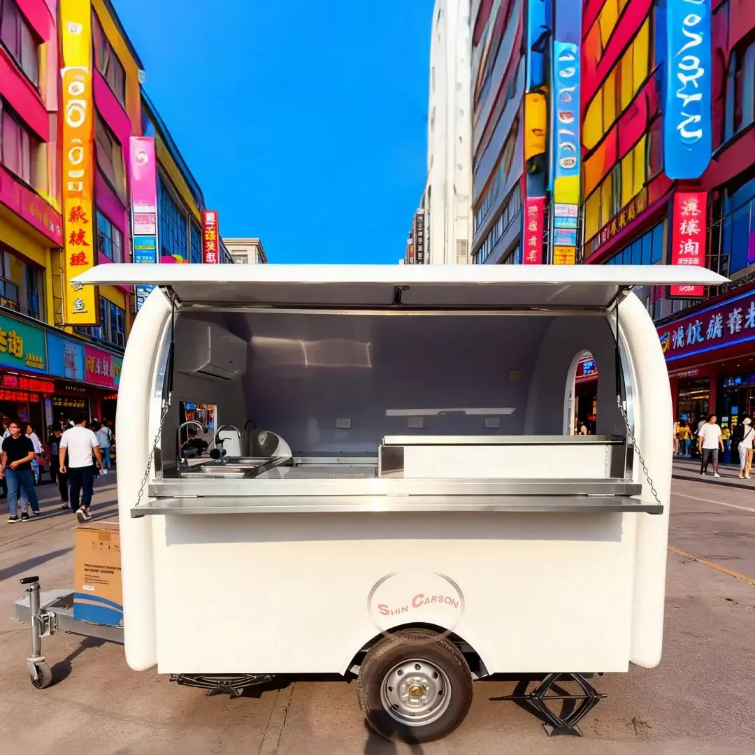 

Outdoor Food Trailer Customized Design Exclusive Mobile Gourmet Space for Catering Business