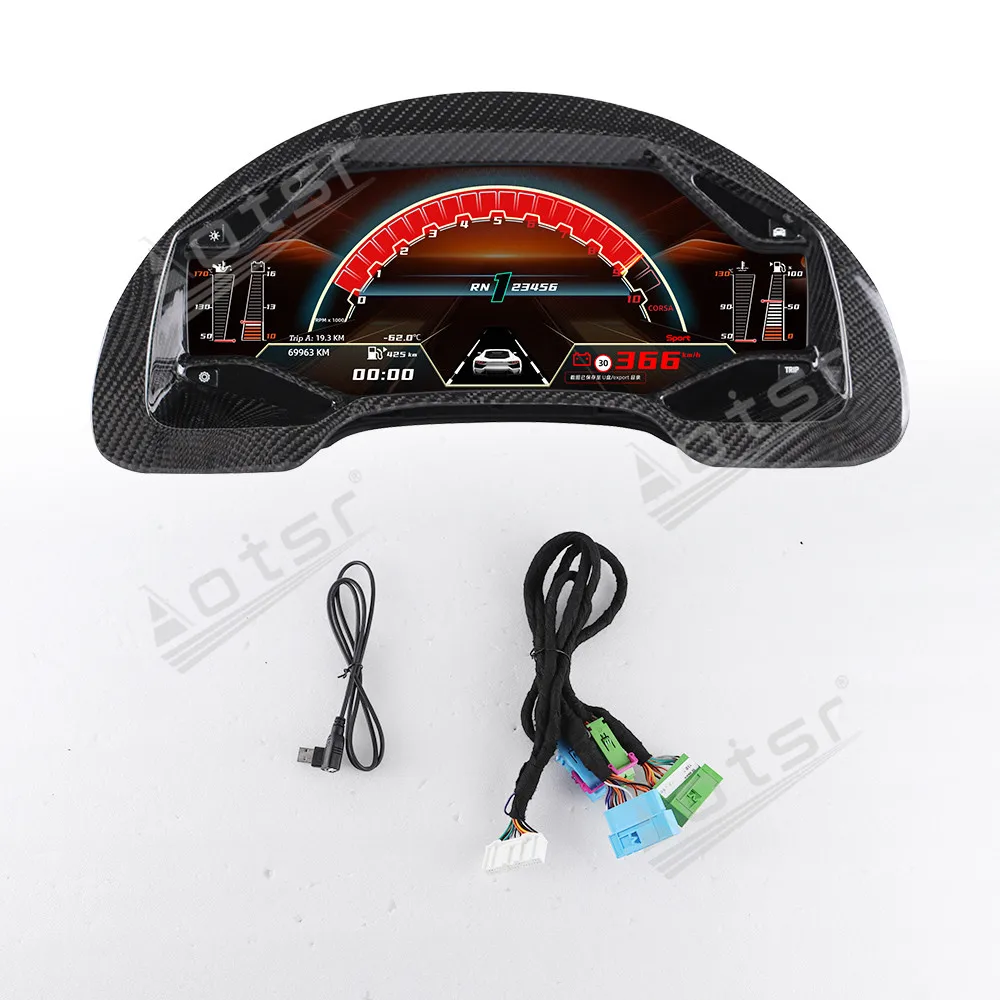 

12.3inch Screen LCD Gauges For Lamborghini Gallardo 2004-2014 Car Digital Cluster Display Instrument Speedometer Virtual Cockpit