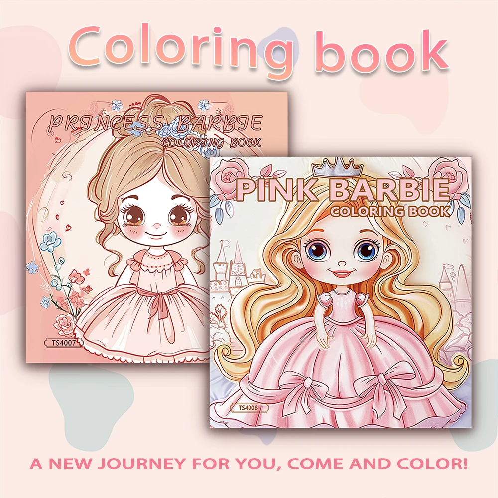 1pc, Teen Girls Coloring Book - Teen Coloring Book - 30 Sheets, 8.3x 8.3in, For Adult Stress Relief, Christmas, Halloween Gifts