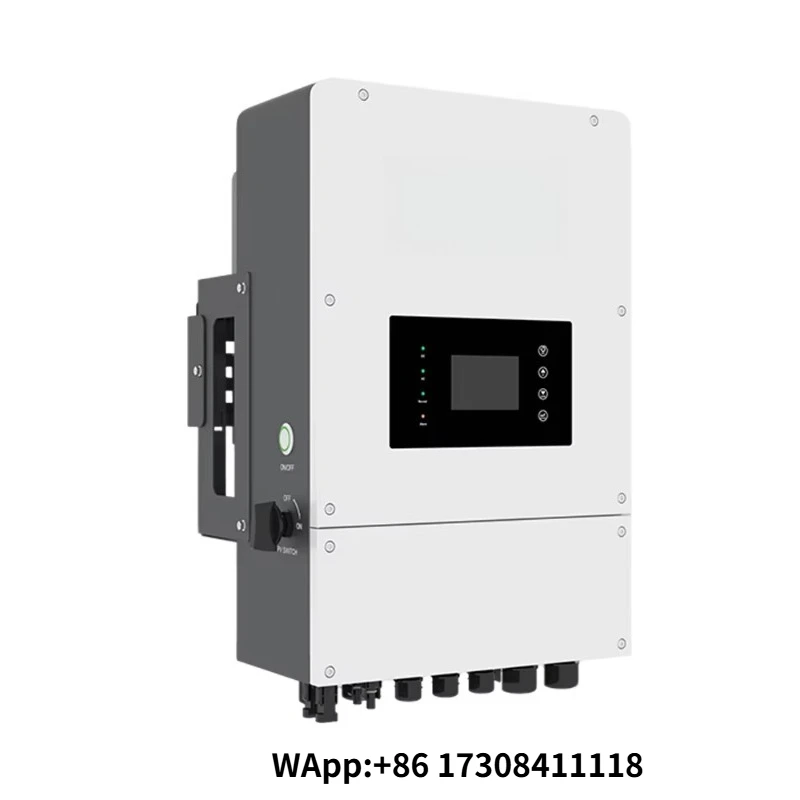 6KW Hybrid Solar Inverter Dc to Ac IP65 6000W Pure Sine Wave for Home