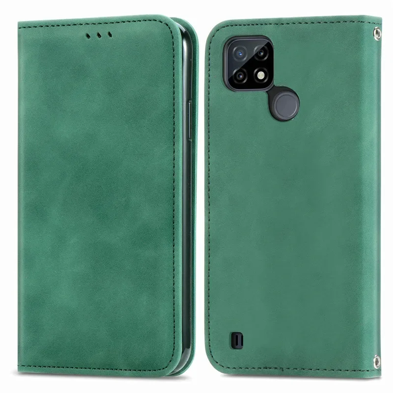 Realme C67 C65 C63 C61 C55 C53 C51 Magnetic Leather Flip Case For OPPO Realme C35 C33 C31 C 30 25 S C25y C21y C21 C15 C67 Cover