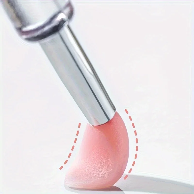 Brosse à lèvres Portable en Silicone avec couvercle, applicateur de baume à lèvres multifonctionnel doux, rouge à lèvres, brillant à lèvres, pinceaux de maquillage, 1/3/5 pièces