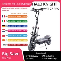 Halo knight T107Pro 3000W 95km/h Speed Dual Electric Scooter 60v38.4ah Battery 80KM Range Adult Folding Scooter