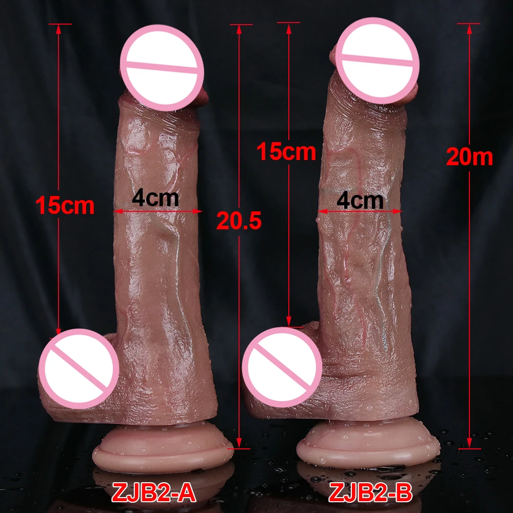 Big Dildo Realistic Fake Soft Giant Phallus Long Dick Penis Butt Plug Adult Sex Sexulaes Toys for Woman Men Vagina Anal Massage