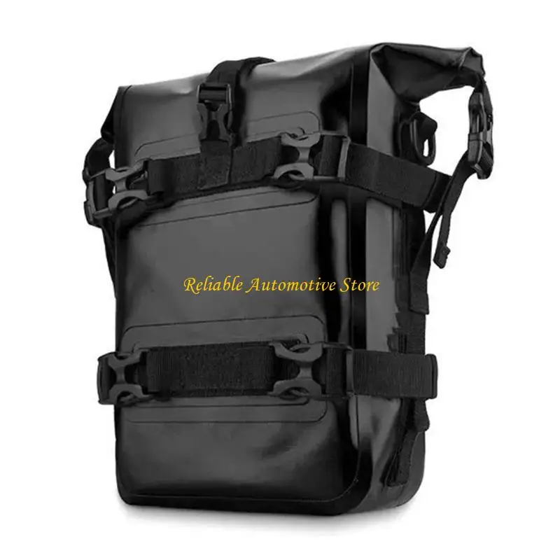 

M68B Modular Motorcycle Side Bag Convertible to Shoulder Pack with 8L Waterproof Interior & Anti Slip Mesh Compartment