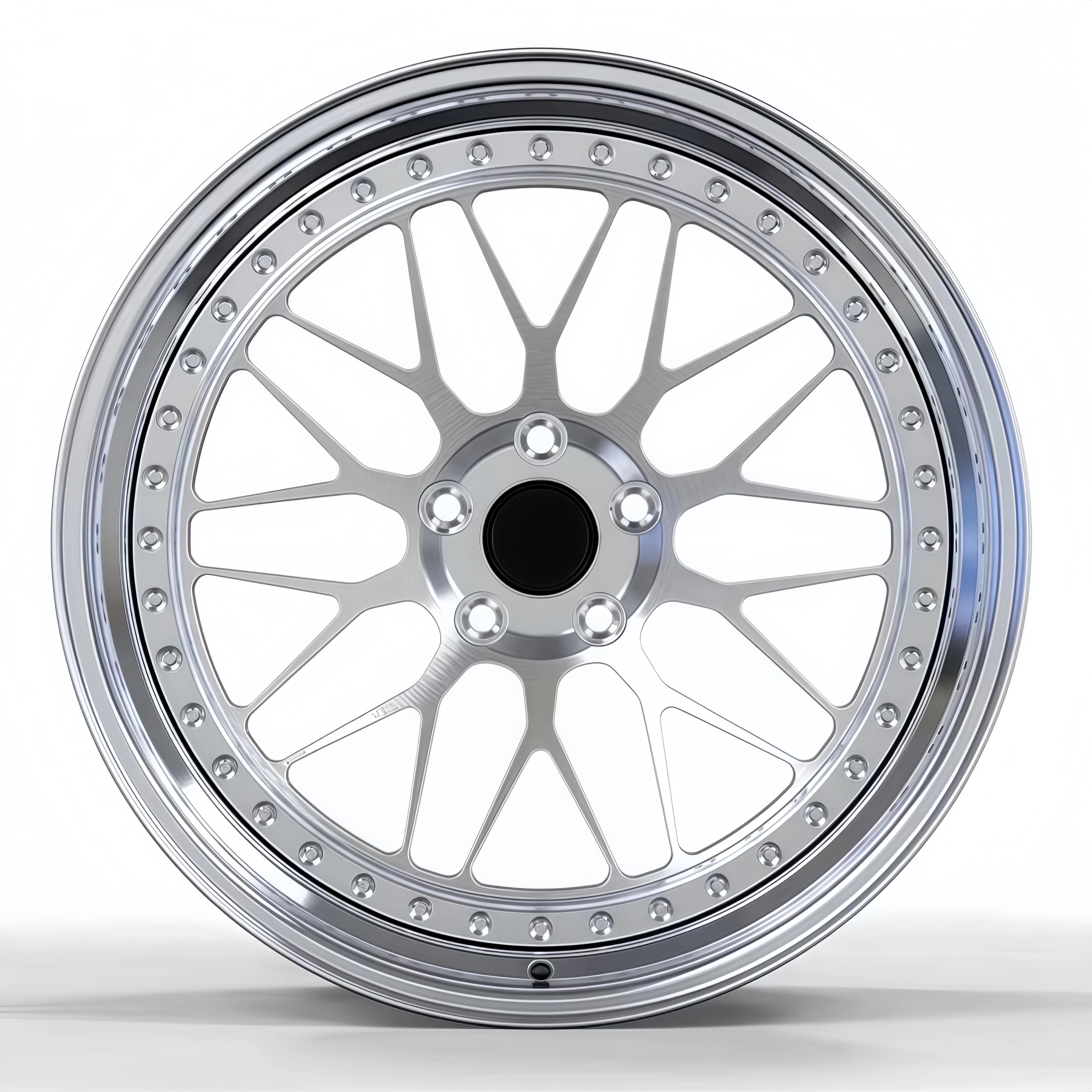 2-pcs Luxury 540 Forged Wheels 5x120 5x114.3 Customized Made Polished Clear Outer Polished Large Aluminum Cap for Nissan 300ZX