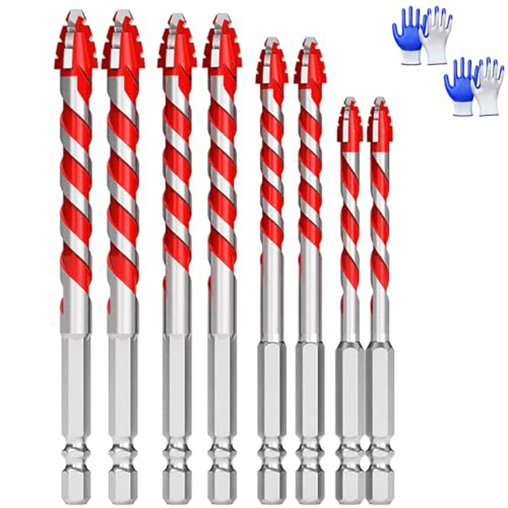 Progetti fai-da-te Punta da trapano in metallo duro da 12 mm Punta da trapano eccentrica Prestazioni migliorate Opzioni di umidità per progetti domestici