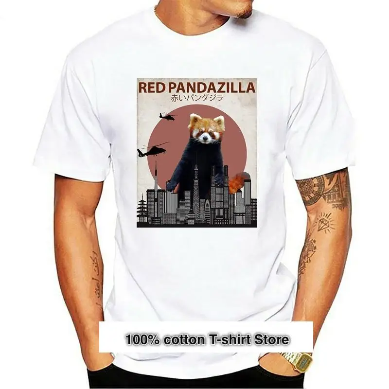 

2024 Hot sale Fashion 100% cotton Red Pandazilla | Funny Red Panda Lovers T-Shirt Gift Tee shirt