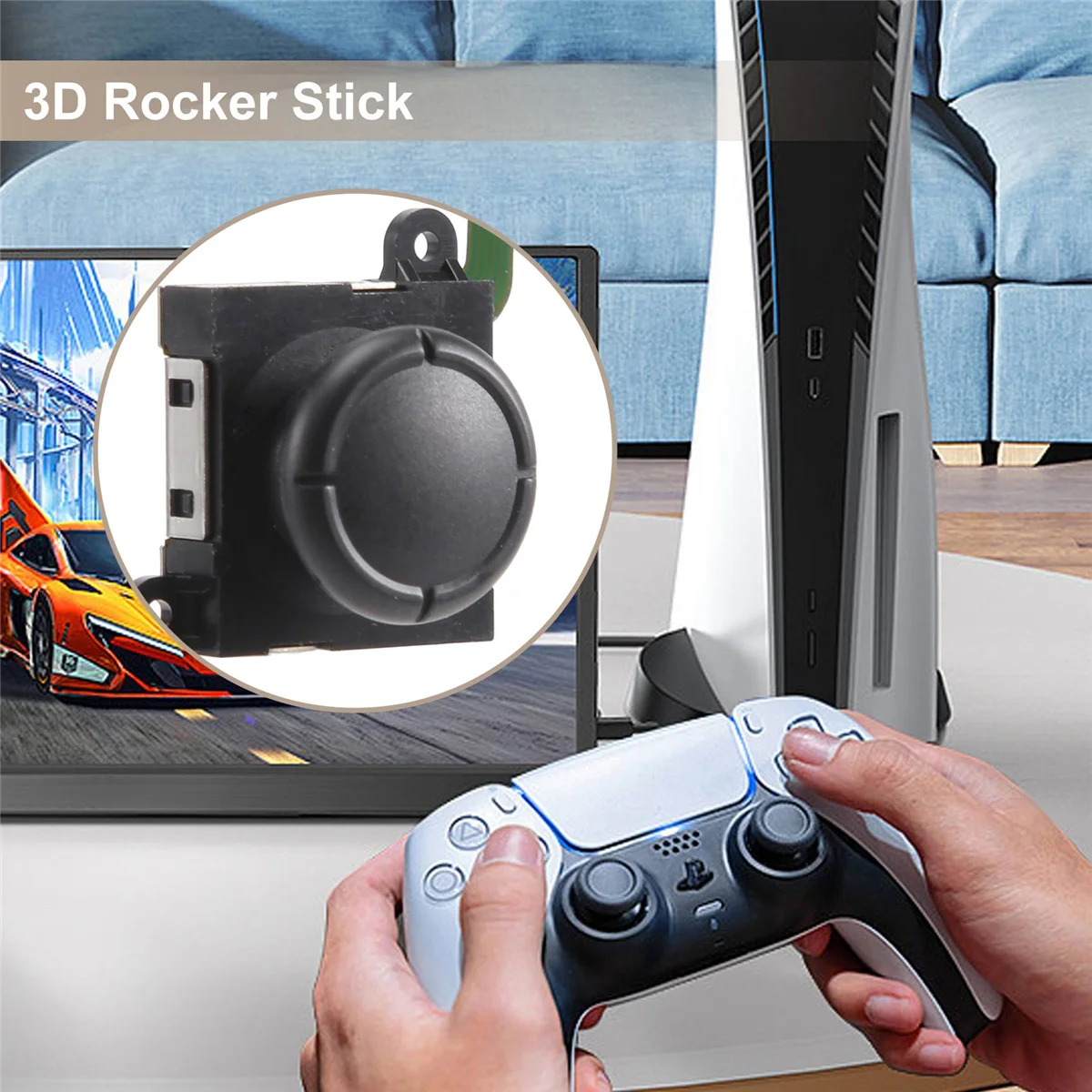 10 unidades de substituição 3D analógico Rocker Joy Stick para Nintendo Switch Controller NS Gamepad Joycon Game Pad