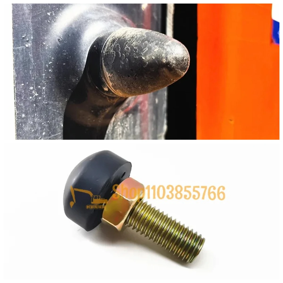 

Excavator Parts for Komatsu Sany Kobelco Xcmg Excavator Door Top Adhesive Silicone Door Top Cab Door Anti-collision