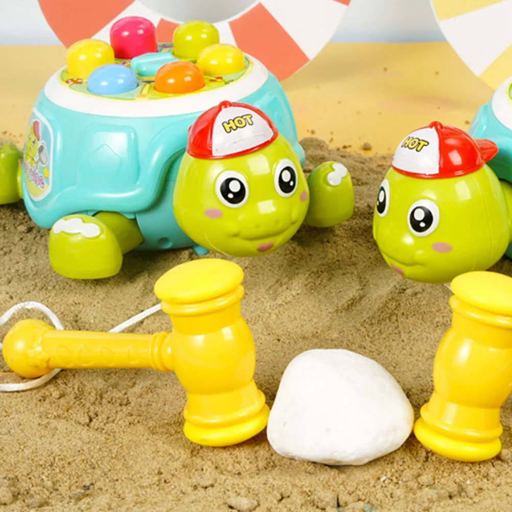 

Large Kids Whack Impact Resistance Hammer Whacking Children Tortoise Toy Mole Game Toddler Play Educational