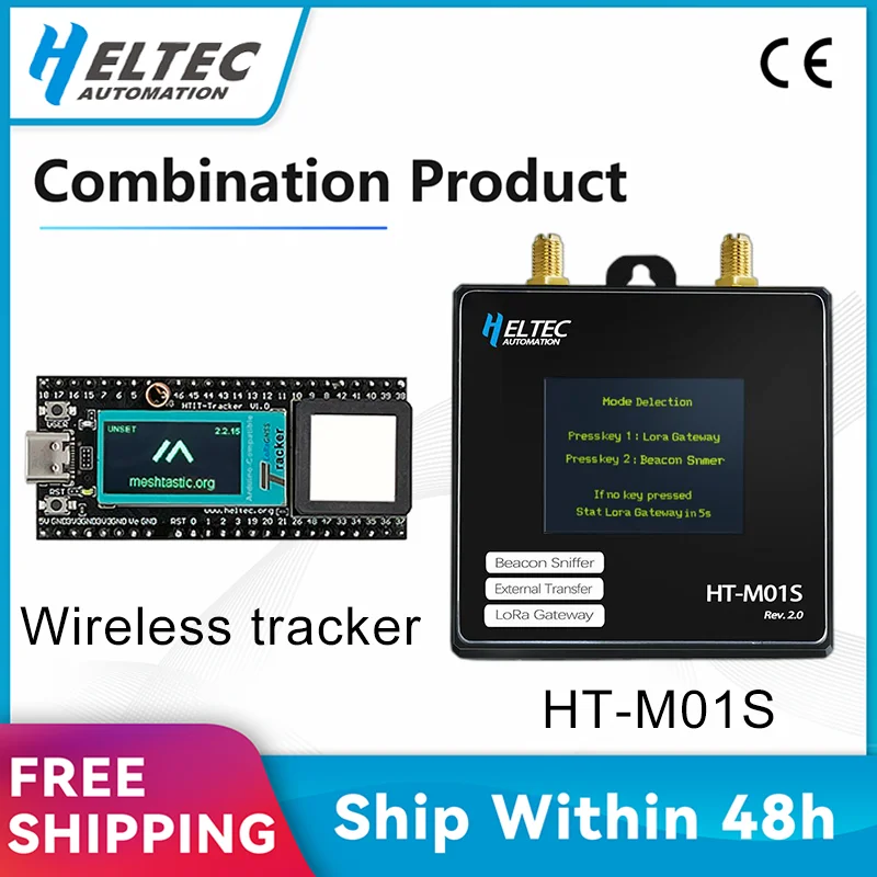 LoRaWAN Heltec Wi-Fi MCU Ethernet supported ESP32 Network Asset Tracker Bluetooth GPS HT-M01S Indoor LoRa Gateway (Rev.2.0)