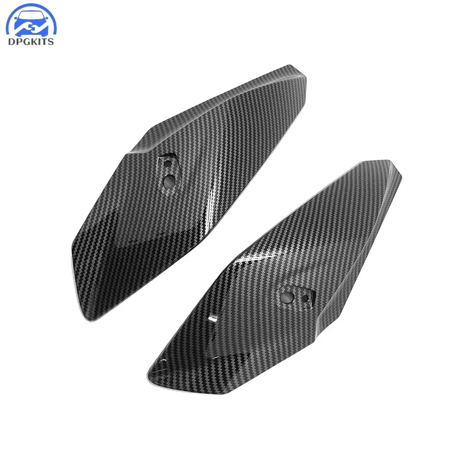 DPGKITS 2PCS Carbon Fiber Side Headlight Nose Turn Signal Fairing For BMW S1000R 2014-2021 Motorcycle Accessories Dropshipping