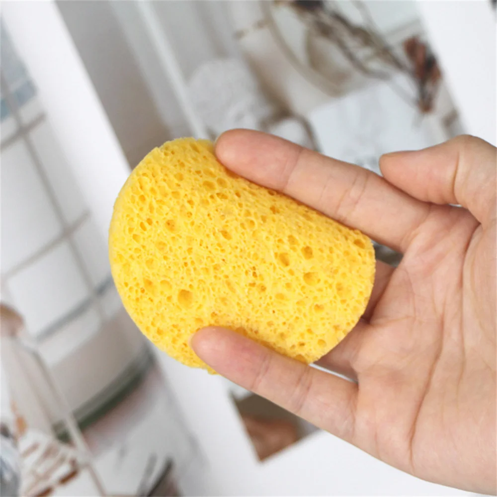 Sponge Skin-friendly Gentle Exfoliation Gentle Sustainable Clean Compressed Makeup Remover Wash Face Natural Degradation