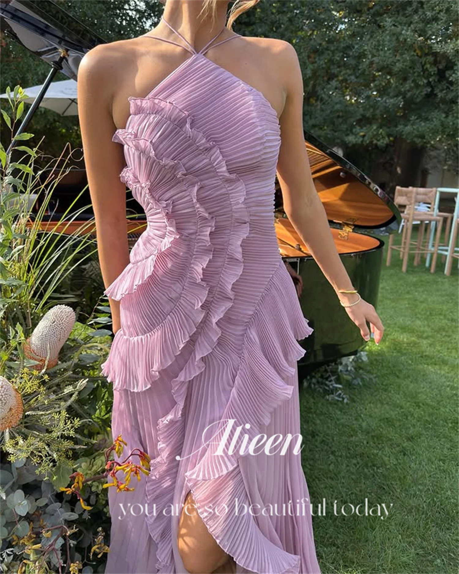 EDECPBM Aileen Evening Gown Pink Custom 4