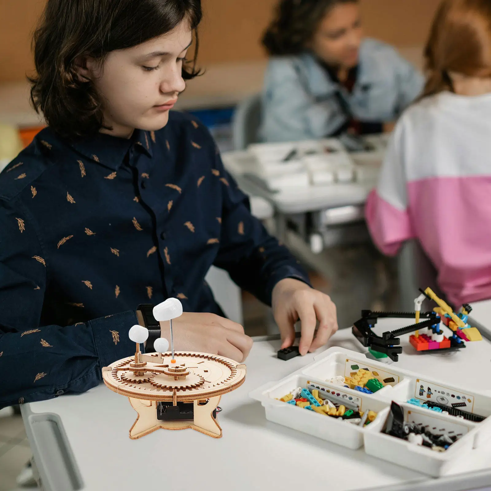 

Solar System DIY Assembly Wooden Puzzle Kit Science Experiment Puzzle for Kids and Adults Educational Learning Astronomy