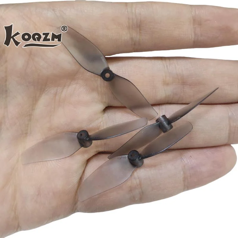 2 Pairs Crossover Aircraft Classic Grey Propeller HQprop 45MMX2 1.8inch 2-Blade FPV Propeller 1.5MM Holes Micro Whoop Prop