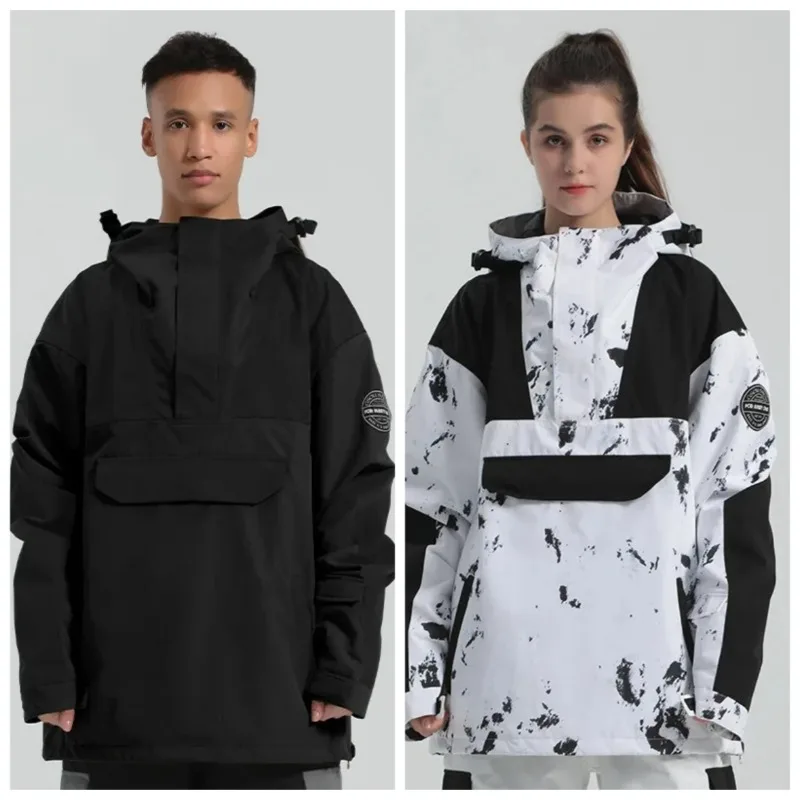 

New Women's Ski Clothing Outdoor Sports Veneer Double Board Warm Windproof Waterproof American Men's Snowproof Clothing