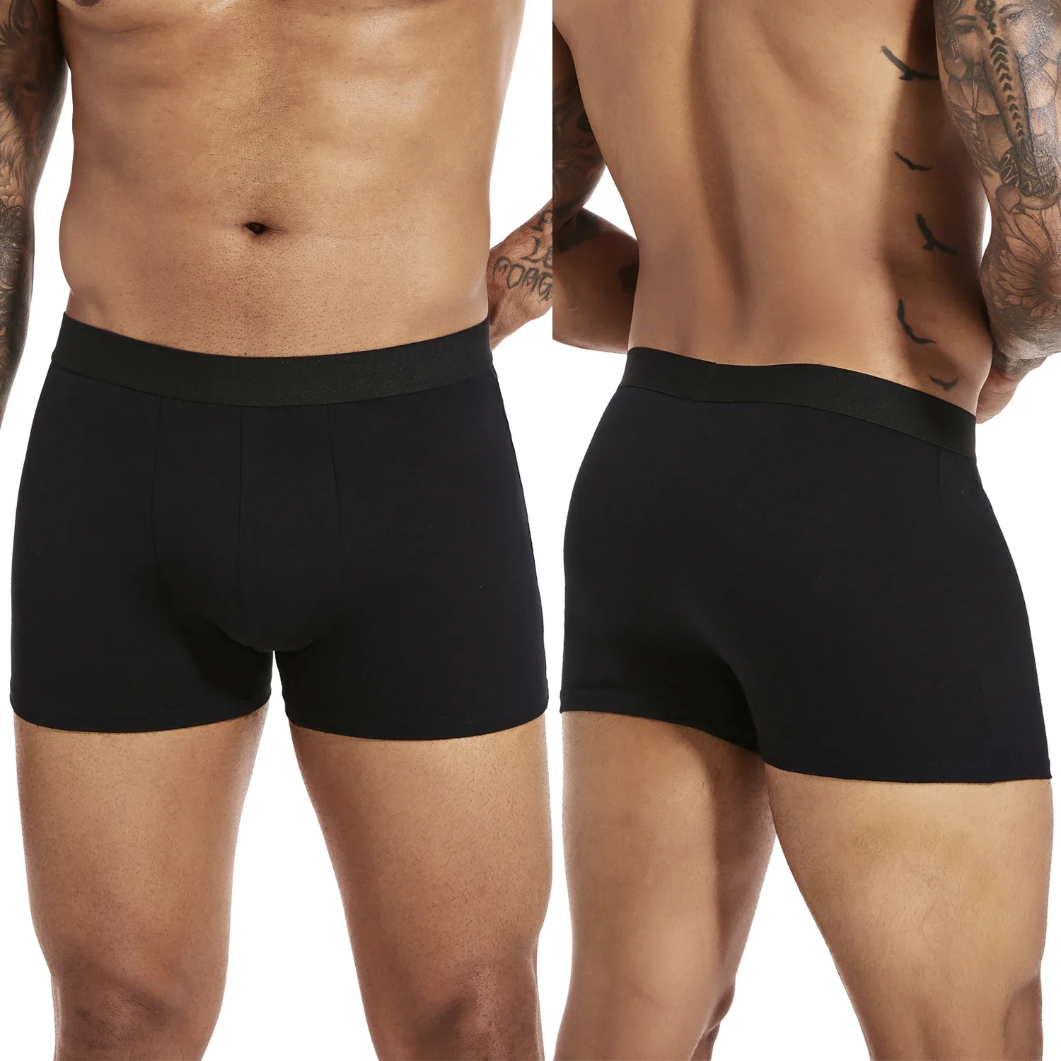 

Black Boxer Shorts Men Underwear Soft Breathable Male Underpants for Men Homme Boxershorts Slips 2025 Panties