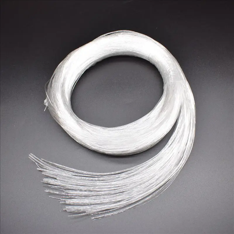Mieszana średnica 0,75 mm/1 mm/1,5 mm koniec świecący kabel światłowodowy PMMA do wszystkich rodzajów silnika świetlnego LED DIY efekt gwiaździstego nieba dekoracyjny — zdjęcie 3