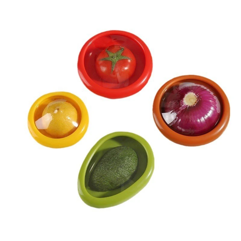 Reusable Fruit And Vegetable Anti-Oxidation Storage Box Refrigerator Storage Container Fruit Preservation Kitchen Gadget