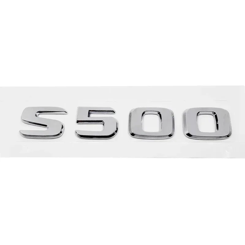ABS S500 S500L S600 S600L Trunk Rear Logo Badge Emblem Sticker For Mercedes Benz S Class W126 W140 W220 W221 W222 C217