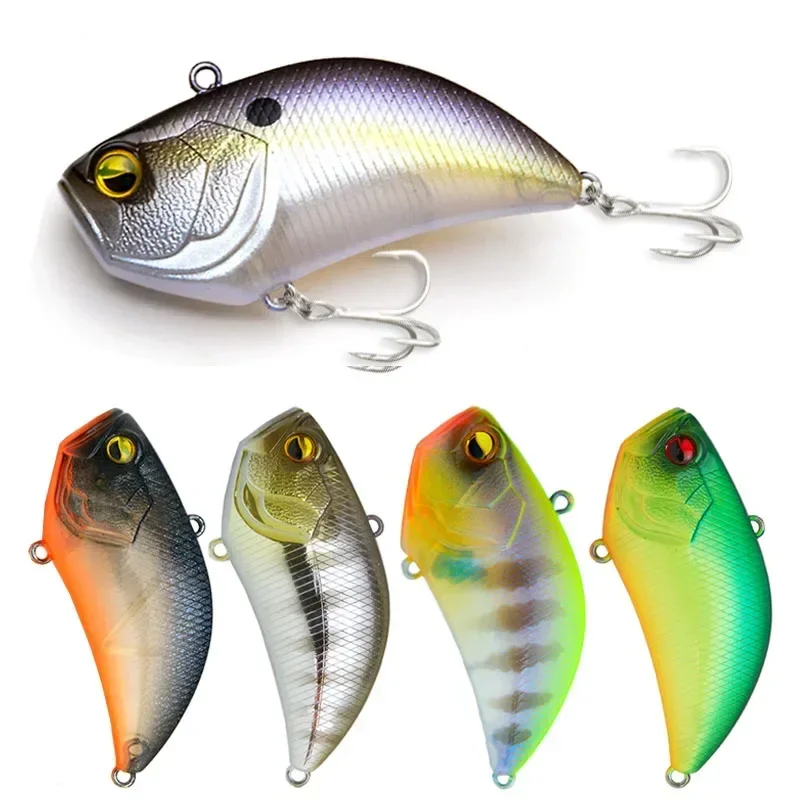 

54mm/15g Winter Lures Crankbait Wobbler Sinking Fishing Lure 54mm/15g Lipless Level Vib Lure for Bass Pike Hard Bait Pesca Isca