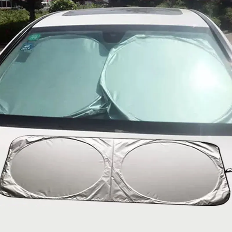 Sun Shield Front Gear Titanium Silver/Coated Sun Shield Summer Sun Block Heat Block Sun Block UV Opaque