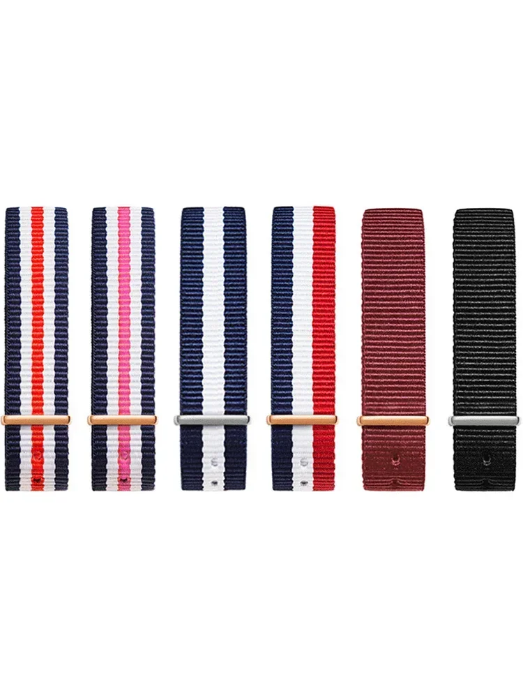 Ремешок из дышащего нейлона для мужских и женских наручных часов