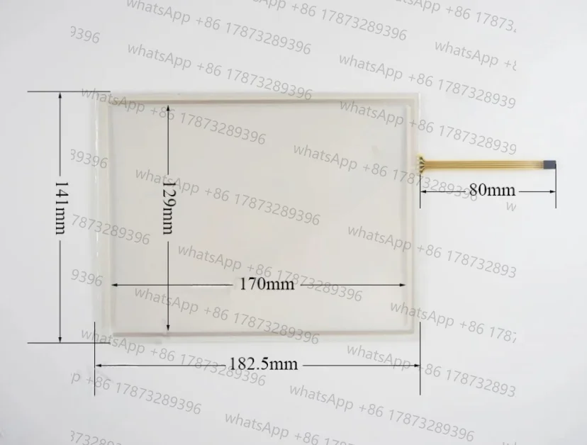 PV080-VNT4D-F0 PV084-TNT4A-F2R1 Layar Sentuh Panel Kaca Digitizer PV080-TNT6A Layar Sentuh