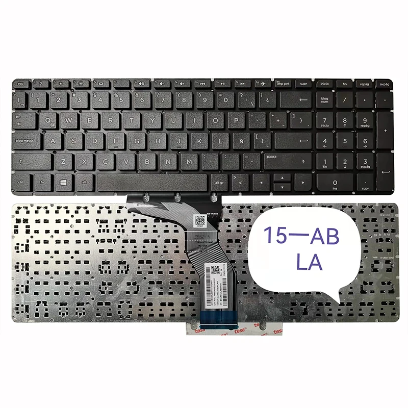 

New For HP Pavilion 15-ab 15-ab000 15-ab100 15z-ab Latin LA SP Spanish Notebook Laptop Keyboard Teclado