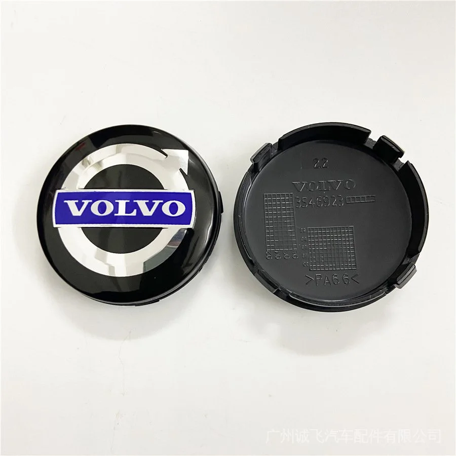 2024 New 4Pcs Volvo Wheel Cover Label Car Logo ABS Plastic 65mm Tire Auto Parts For V70 S40 XC90 S60 S60L S70 S80 XC60 V40 V50