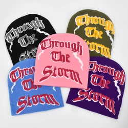 2023New Wool Acrylic Knitted Hat Y2K Women Beanie Winter Warm Beanies Hat Men Grunge Hip Hop Casual Skullies Outdoor Beanie
