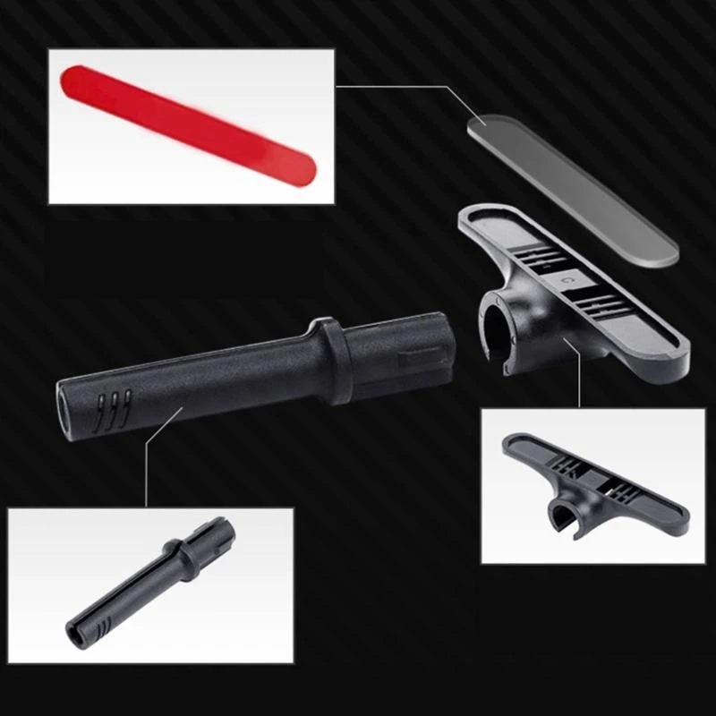 Clip de Cable Flexible Bungee para ratón, organizador de cables, soporte de Cable para ratones para juegos, fijador de línea, negro, la mejor venta