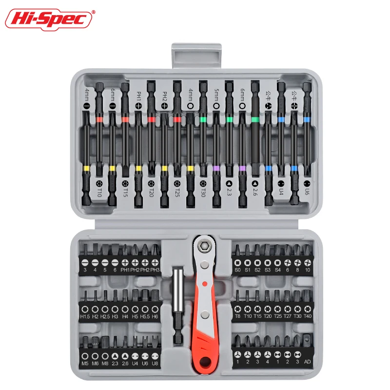 36/68PC Chrome Vanadium SteelMultifunctional Ratchet Special-Shaped Screwdriver Set Slotted Cross Triangle Screwdriver Tool Set