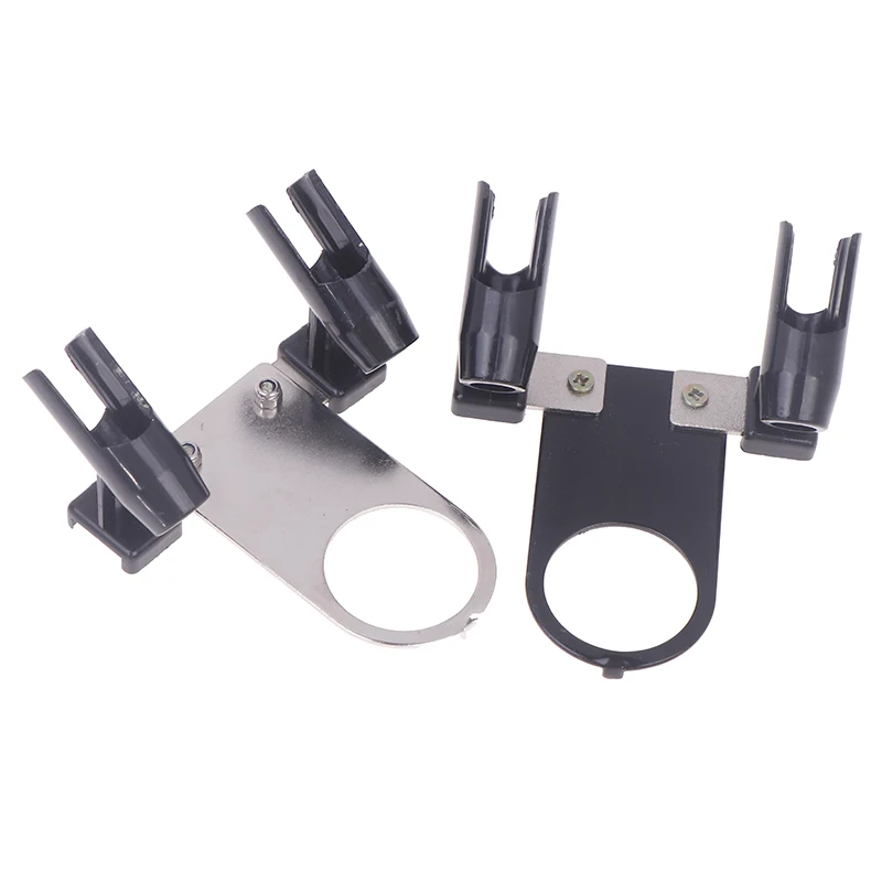 Mini Simple Airbrush Holder Attach Compressor 2 Capacity Spray Gun Holder Accessories Stand Support Airbrushes Paint Hobby