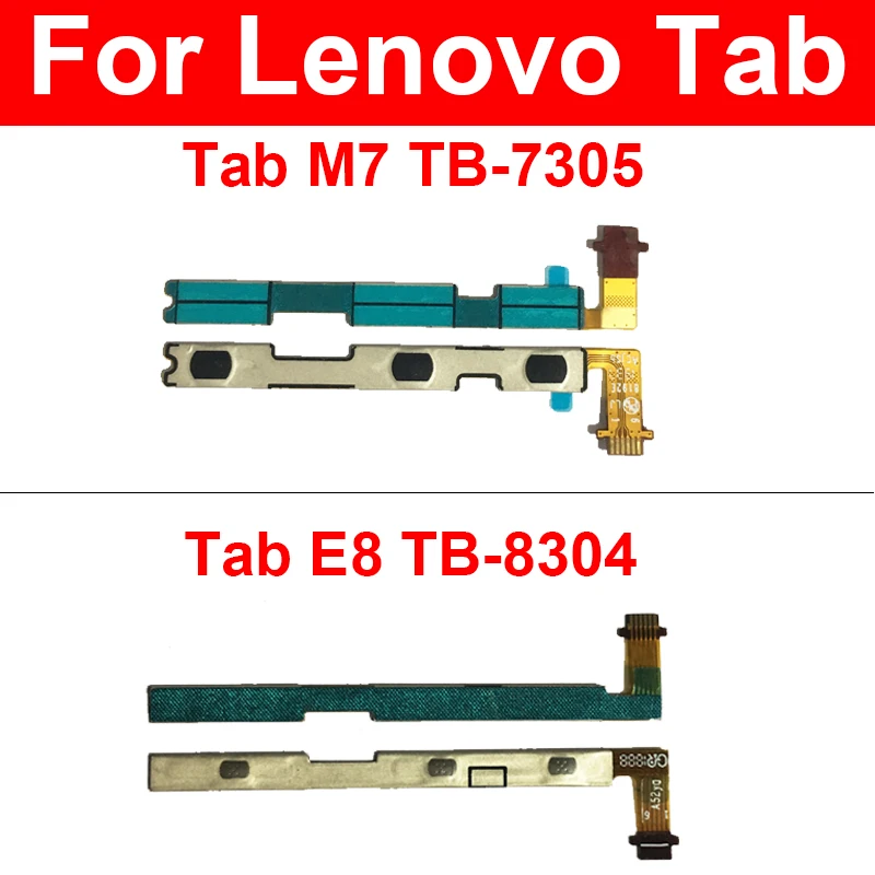 

Power Volume Buttons Flex Cable For Lenovo Tab E8 TB-8304 Tab M7 TB-7305 Up Down Volume Power Side Keys Buttons Flex Ribbon