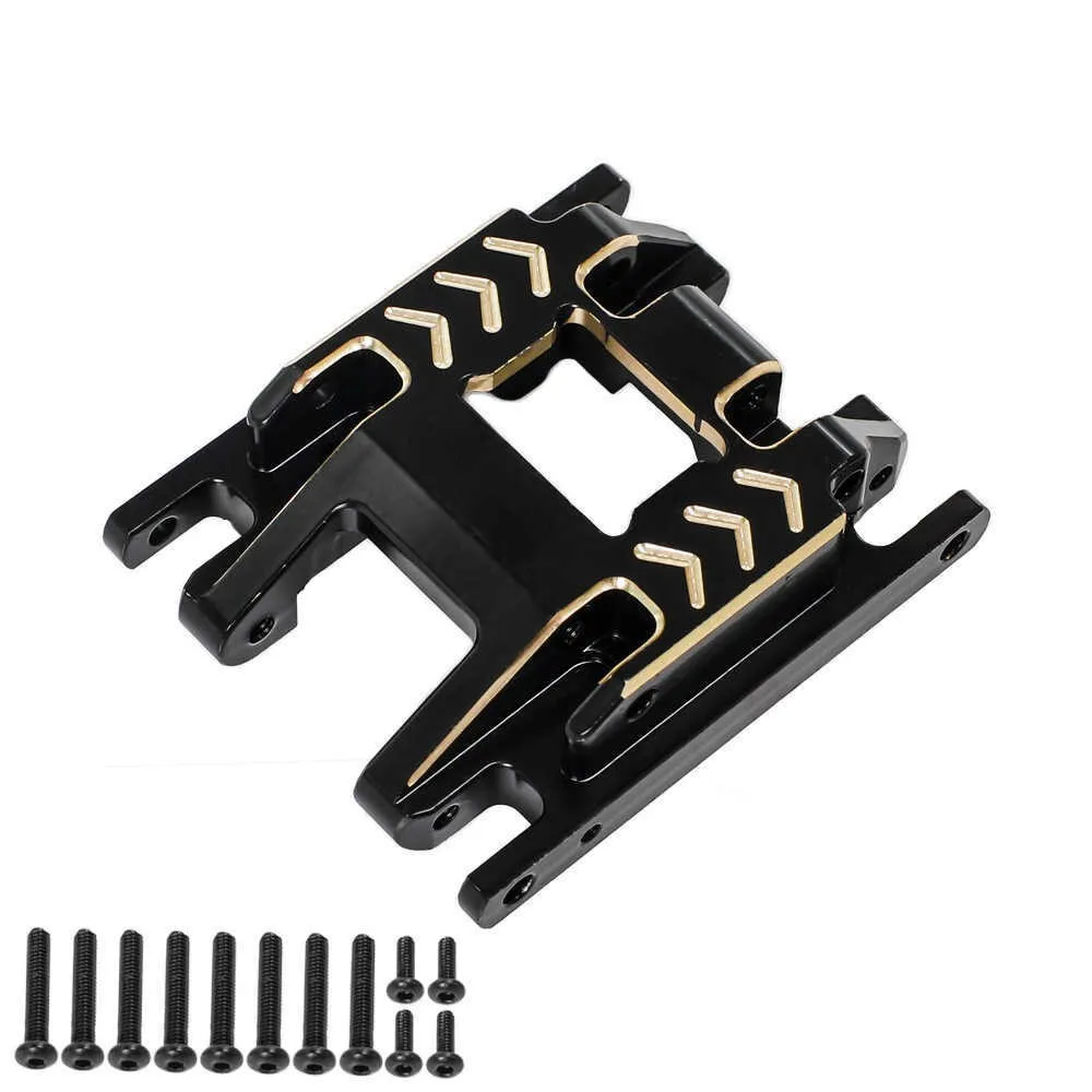 Messing Unterfahrschutz Getriebehalterung Mitte Getriebesockel für TRX4-M 1/18 RC Crawler Car Upgrade Teile Zubehör