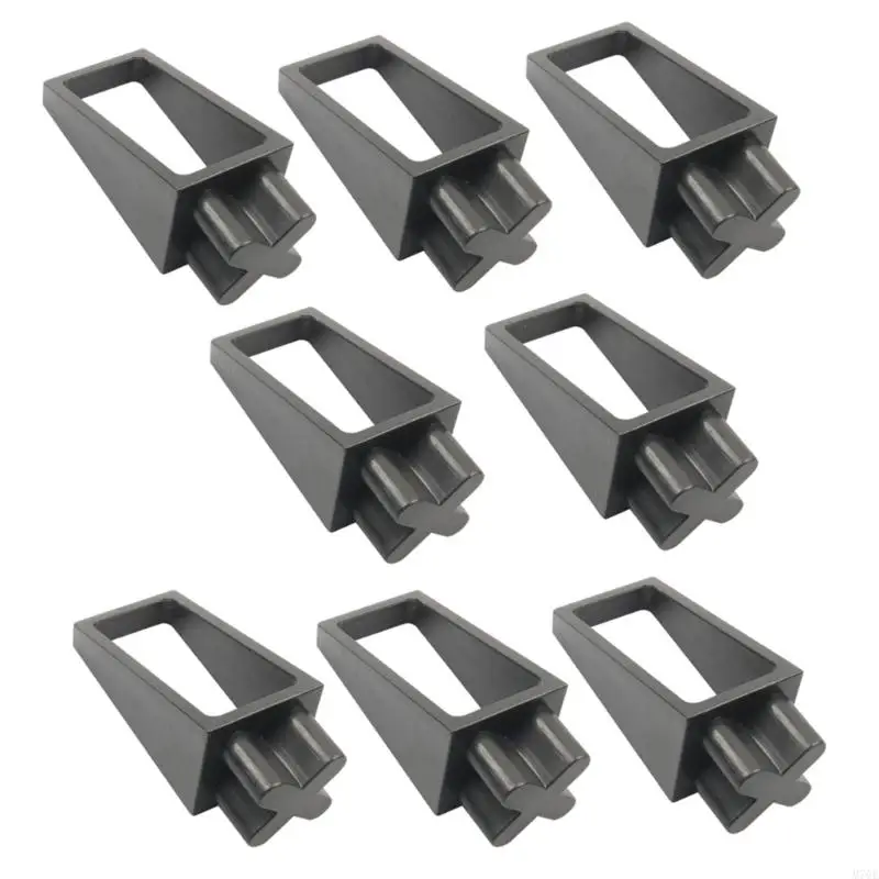M76E Ladungsanschlagblöcke für 2-Zoll-X-Slot-Pickup-Ladefläche, 8-teiliges ABS-Teilerzubehör – Detail 8